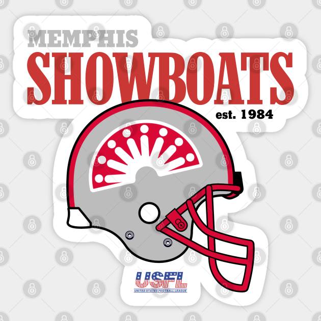 Memphis Showboats Memphis Showboats Sticker TeePublic